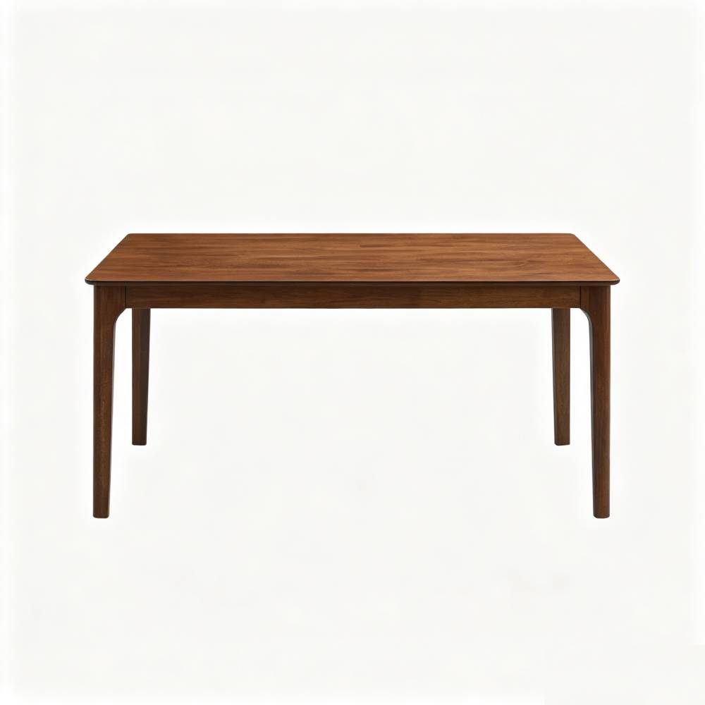 ACTU Farmhouse Dining Table for 4–6 (Solid Wood Frame)