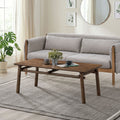 ACTU Mid-Century Modern Coffee Table for Living Room