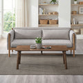 ACTU Mid-Century Modern Coffee Table for Living Room