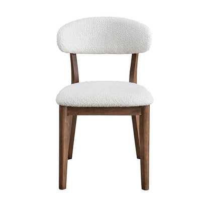 ACTU Wooden Dining Table Set with Upholstered Chairs