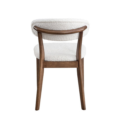 ACTU Wooden Dining Table Set with Upholstered Chairs