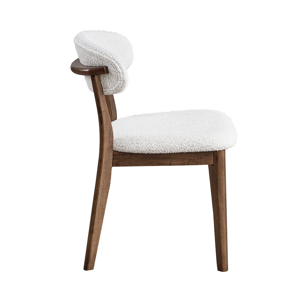 ACTU Wooden Dining Table Set with Upholstered Chairs