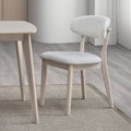 White-Washed / Seats 4 (Table + 4 Chairs)