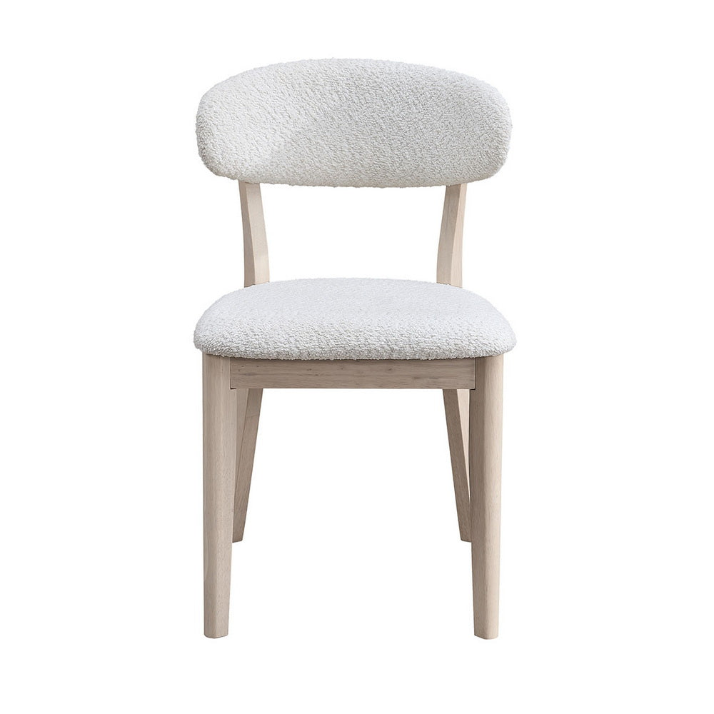 ACTU Wooden Dining Table Set with Upholstered Chairs