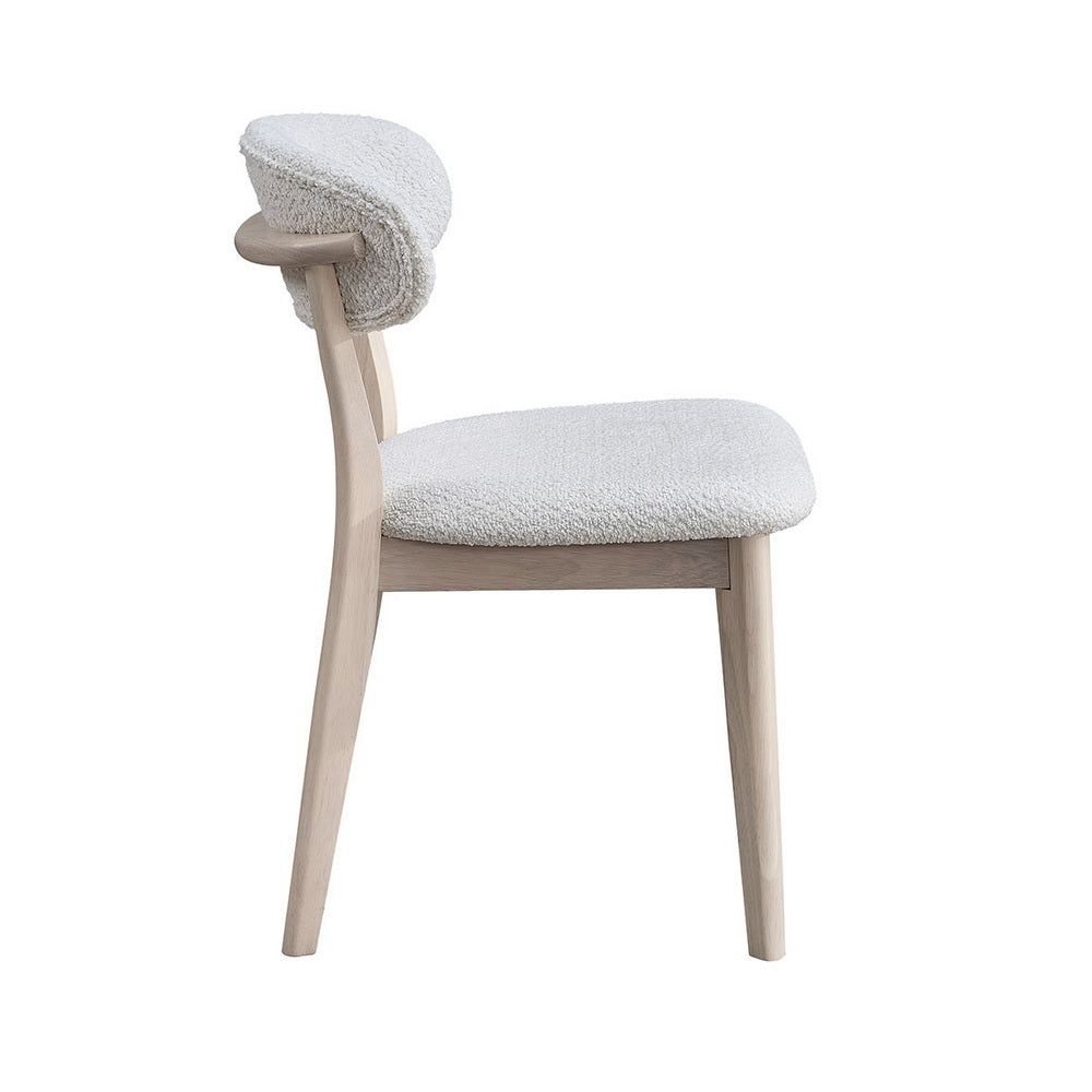 ACTU Wooden Dining Table Set with Upholstered Chairs