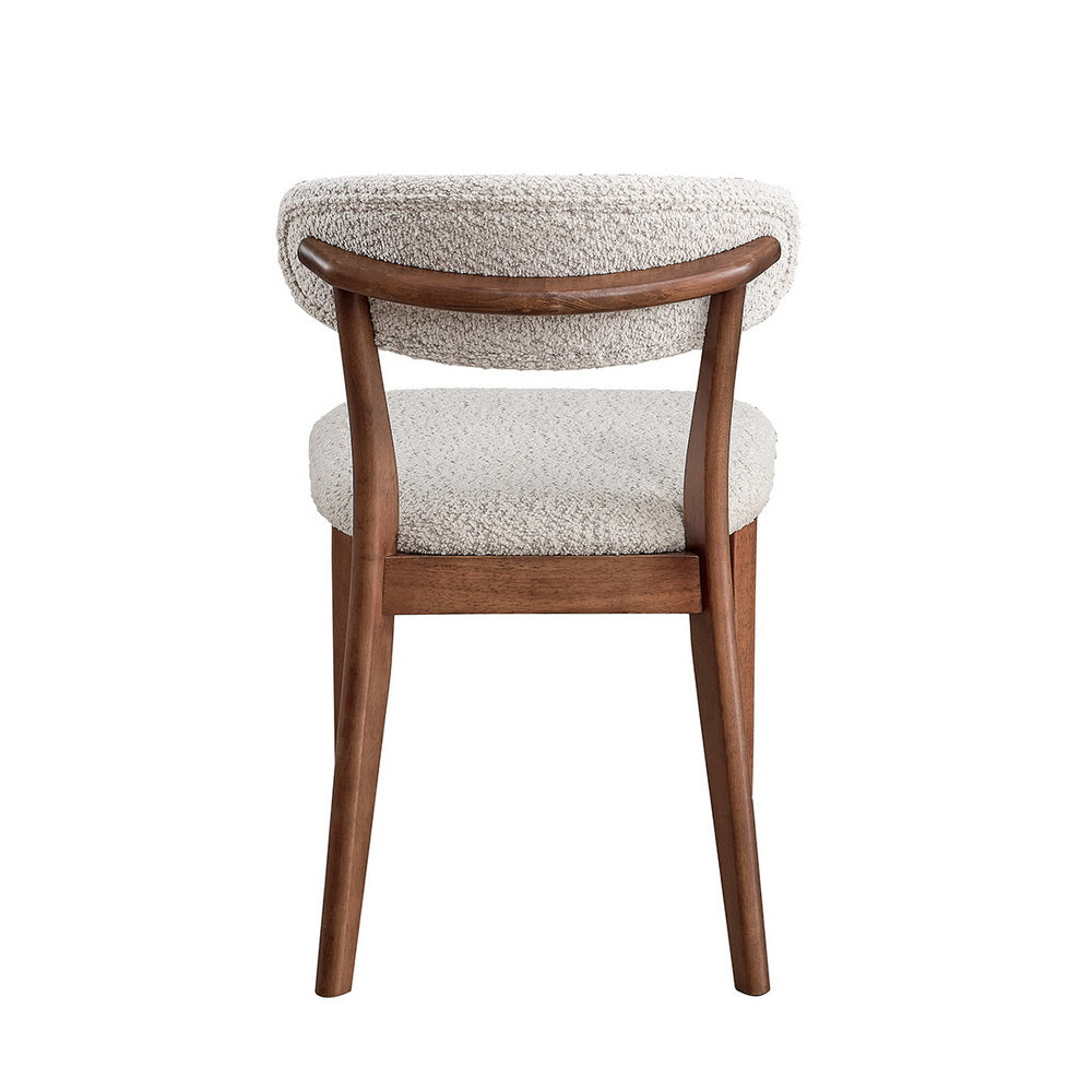 ACTU Wooden Dining Table Set with Upholstered Chairs