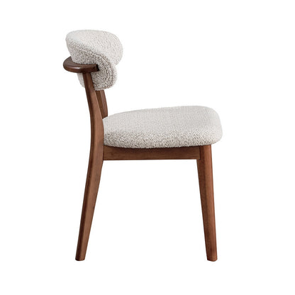 ACTU Wooden Dining Table Set with Upholstered Chairs