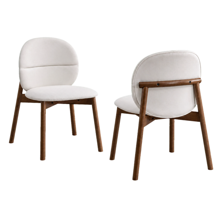 ACTU 58” Mid-Century Dining Table Set for 4–6 | Small Spaces