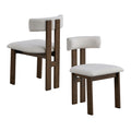 ACTU 47" Round Dining Table Set for 4 | Upholstered Chairs