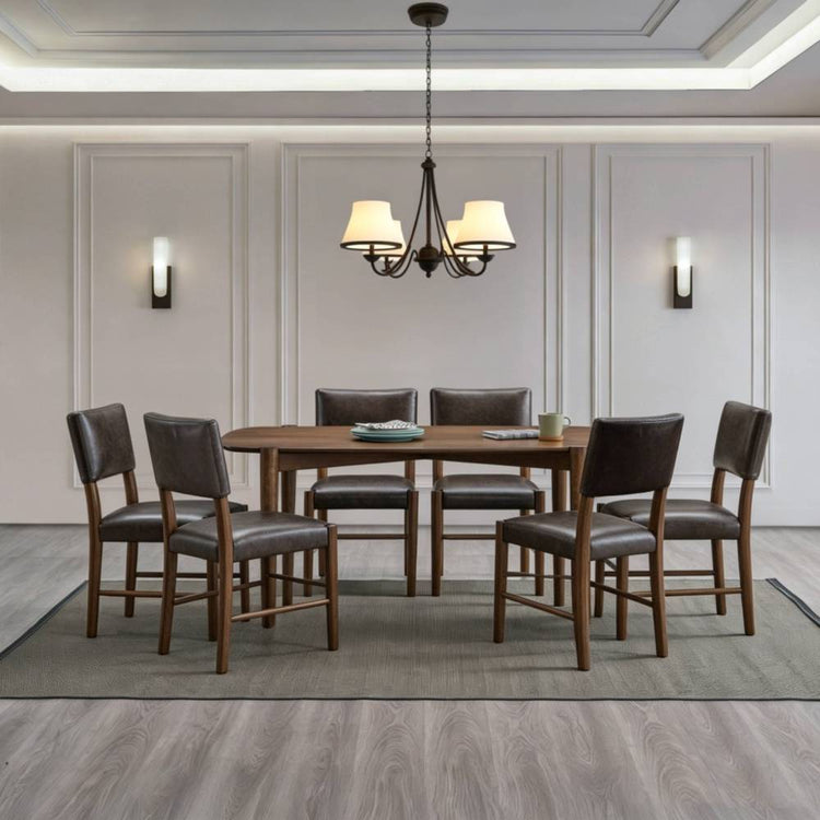 Seats 6 (Table + 6 Chairs)