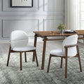 ACTU 58” Mid-Century Dining Table Set for 4–6 | Small Spaces
