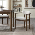 ACTU 63” Mid-Century Dining Table Set for 4–6 | Walnut Finish