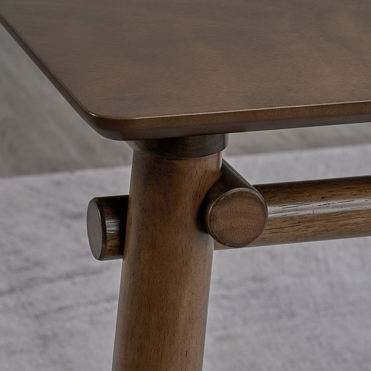 ACTU 58” Mid-Century Dining Table Set for 4–6 | Small Spaces