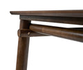 ACTU 58” Mid-Century Modern Dining Table for 4-6, for Small  Spaces