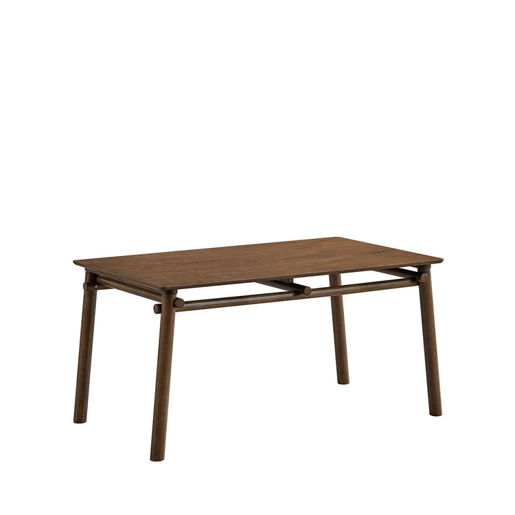ACTU 58” Mid-Century Modern Dining Table for 4-6, for Small  Spaces