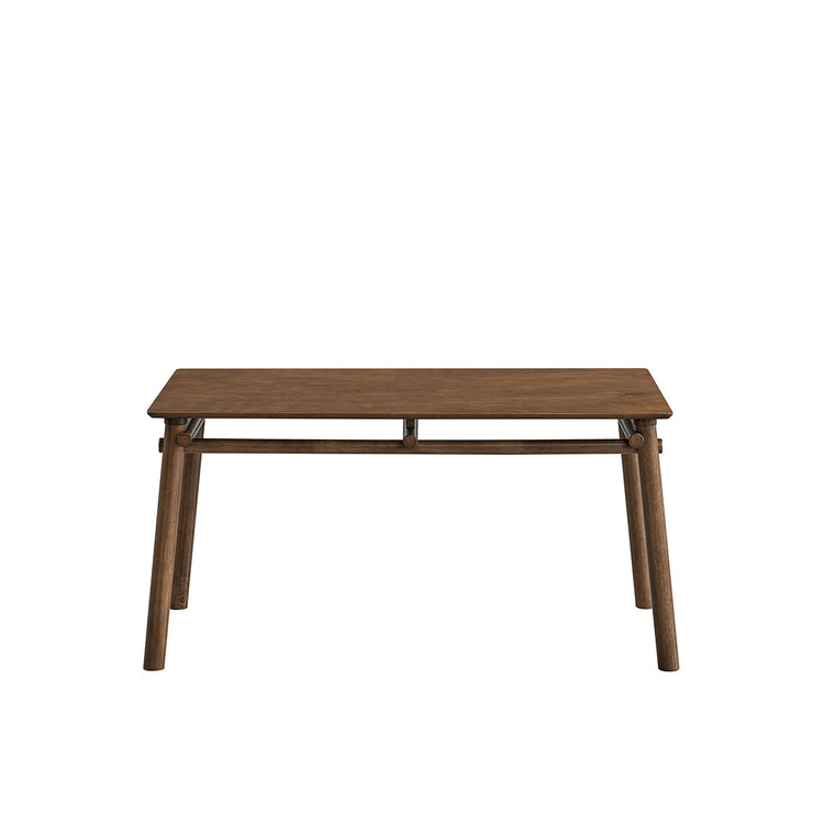 ACTU 58” Mid-Century Modern Dining Table for 4-6, for Small  Spaces