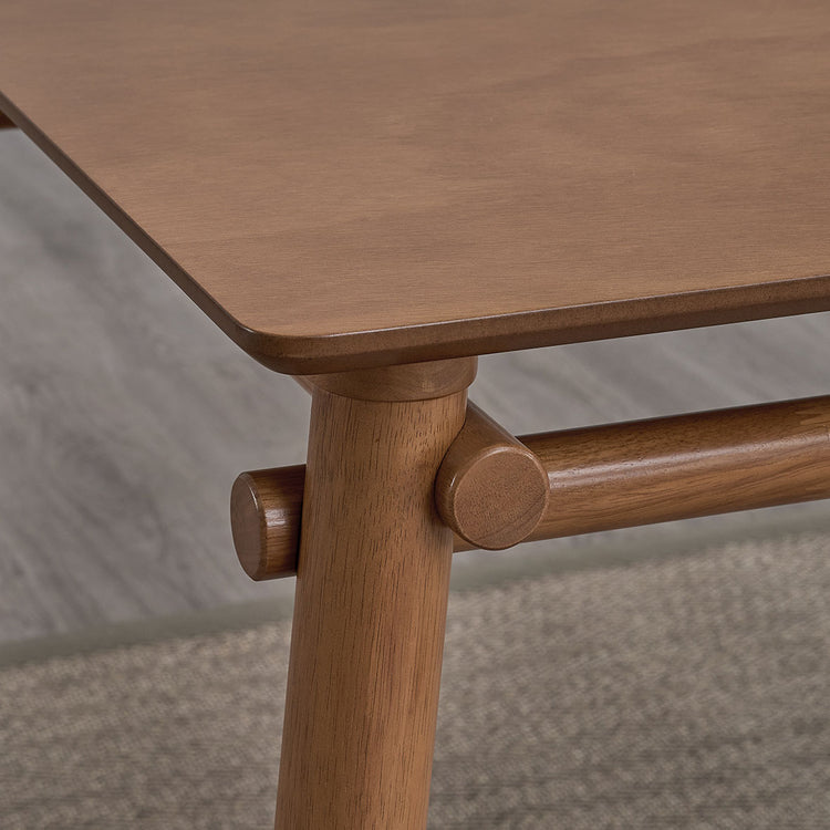 ACTU 58” Mid-Century Modern Dining Table for 4-6, for Small  Spaces
