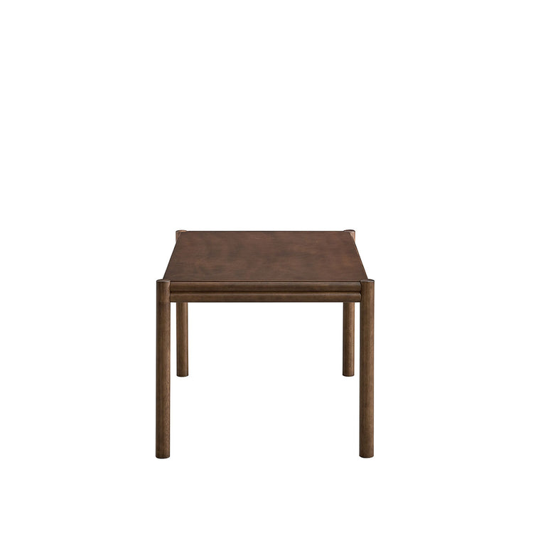 ACTU 63” Modern Rectangular Dining Table for 6, Walnut Finish