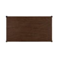 ACTU 63” Modern Rectangular Dining Table for 6, Walnut Finish