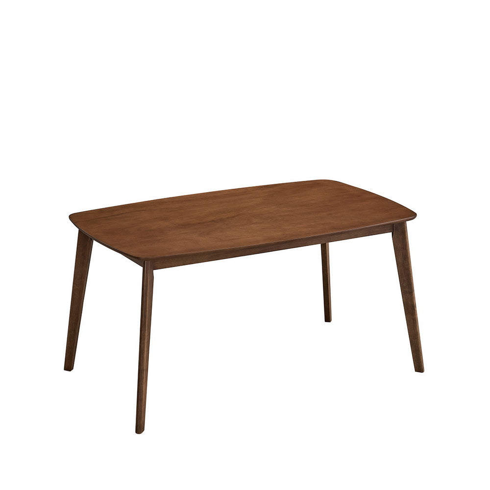 ACTU Wooden Dining Table Set with Upholstered Chairs