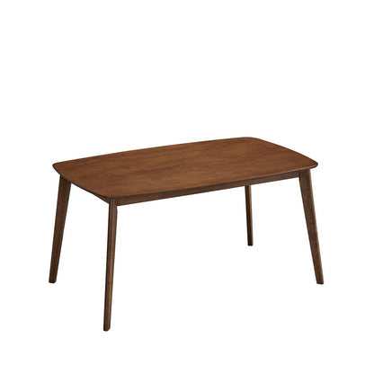 ACTU Wooden Dining Table Set with Upholstered Chairs