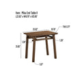 ACTU Mid-Century Modern End Table for Living Room