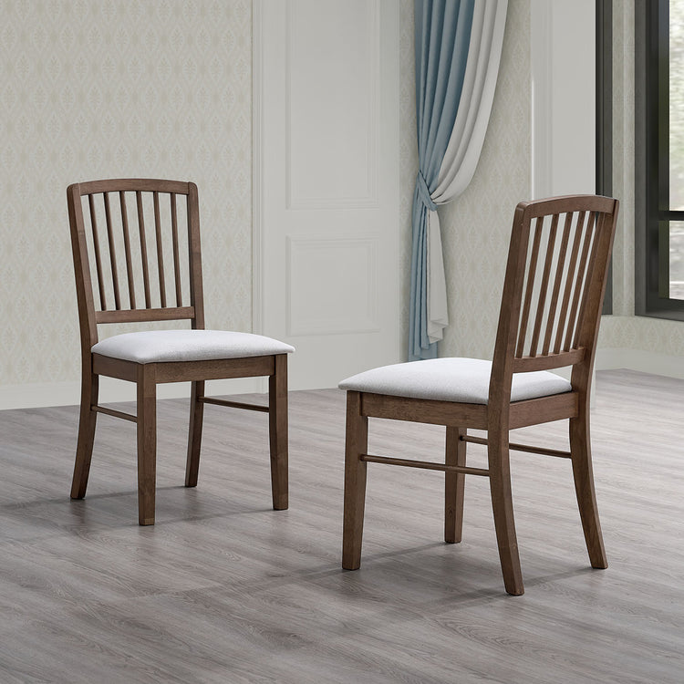 ACTU Mid-Century Upholstered Dining Chairs Set of 2