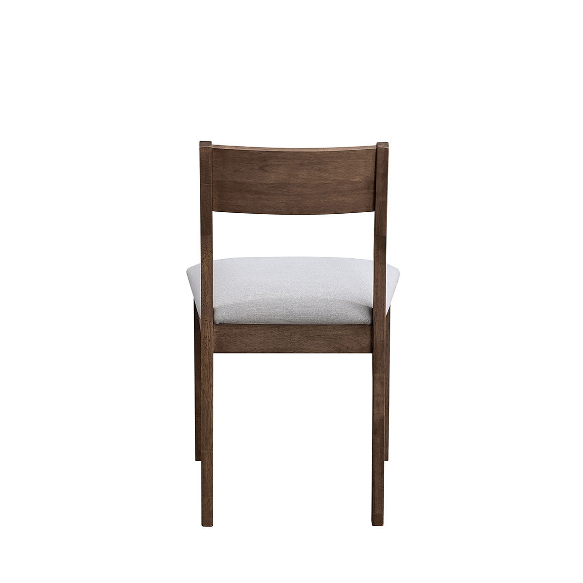 ACTU Mid Century Modern Dining Chairs Set of 2, Upholstered Seat, Walnut Finish