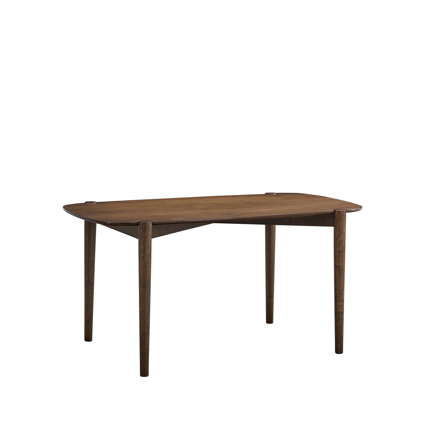 ACTU 58” Mid-Century Modern Dining Table for Small Spaces (Seats 4–6)