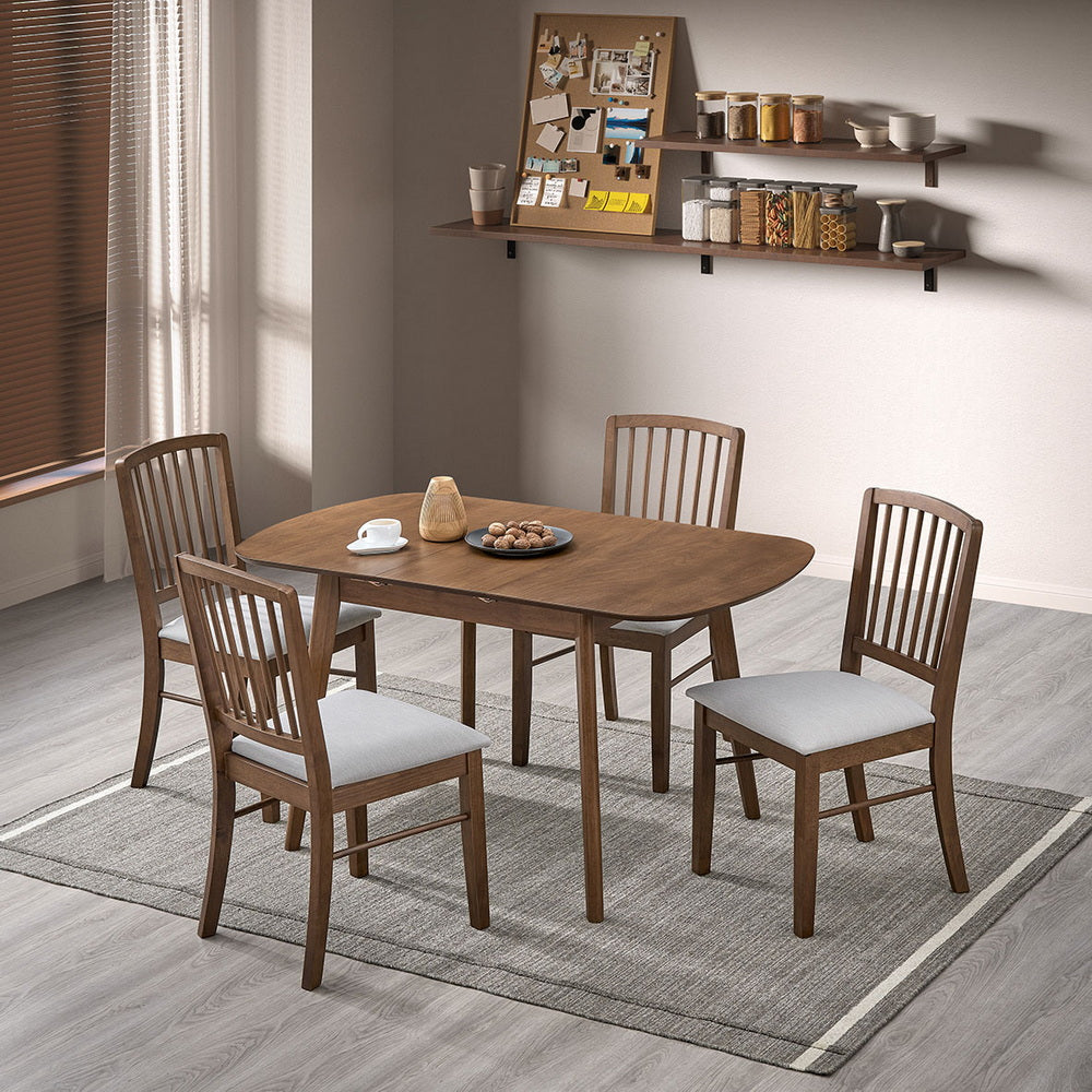 Seats 4 (Table + 4 Chairs)