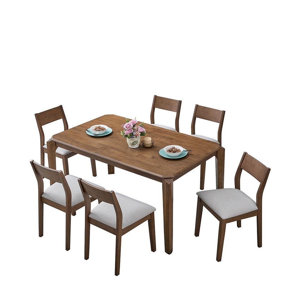 Seats 6 (Table + 6 Chairs)