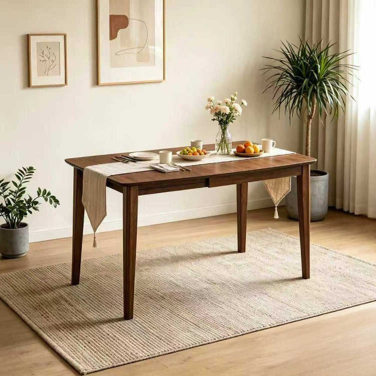 ACTU 47” Drop Leaf Of Space Saving  Wood Dining Table for Small Apartments