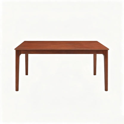 ACTU Farmhouse Dining Table for 4–6 (Solid Wood Frame)