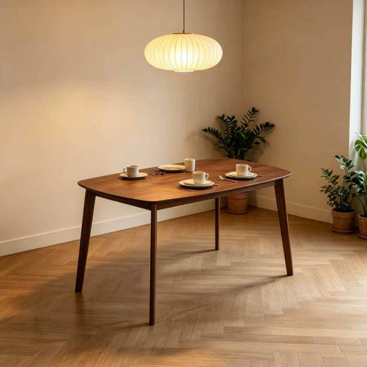 ACTU Solid Wood Dining Table for Modern Homes