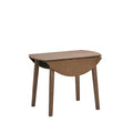 ACTU Logan 821 Small-Space Round Drop-Leaf Dining Set for 2