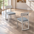 ACTU 827 Dining Chairs; White Wash; pair lifestyle view