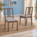 ACTU 828 Dining Chairs; Walnut; pair lifestyle view