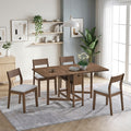 ACTU 833 Nolan drop-leaf dining furniture Walnut room scene