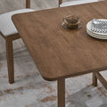 ACTU 833 Walnut drop-leaf dining furniture scene and detail