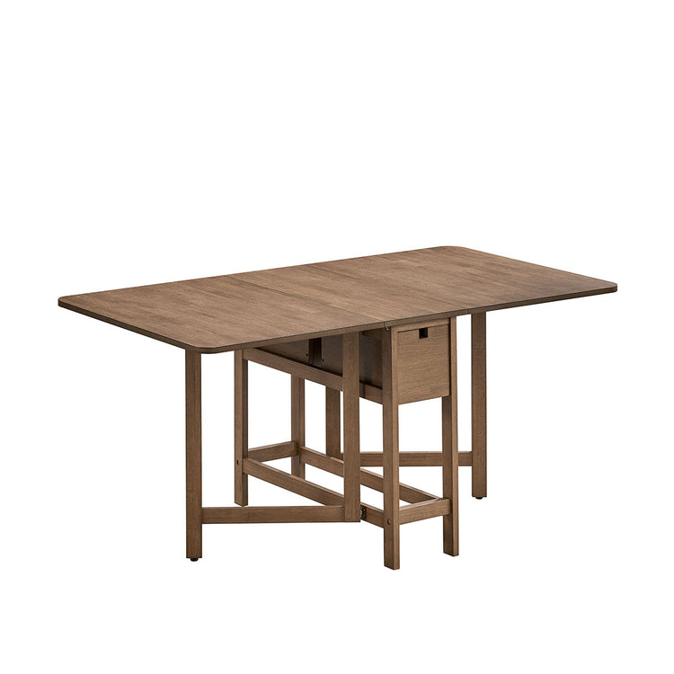 ACTU 833 Nolan drop-leaf dining furniture Walnut table view