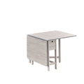 ACTU 833 White Wash drop-leaf dining furniture table view