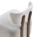 ACTU Ellis 832 original backrest and solid rubberwood support post detail