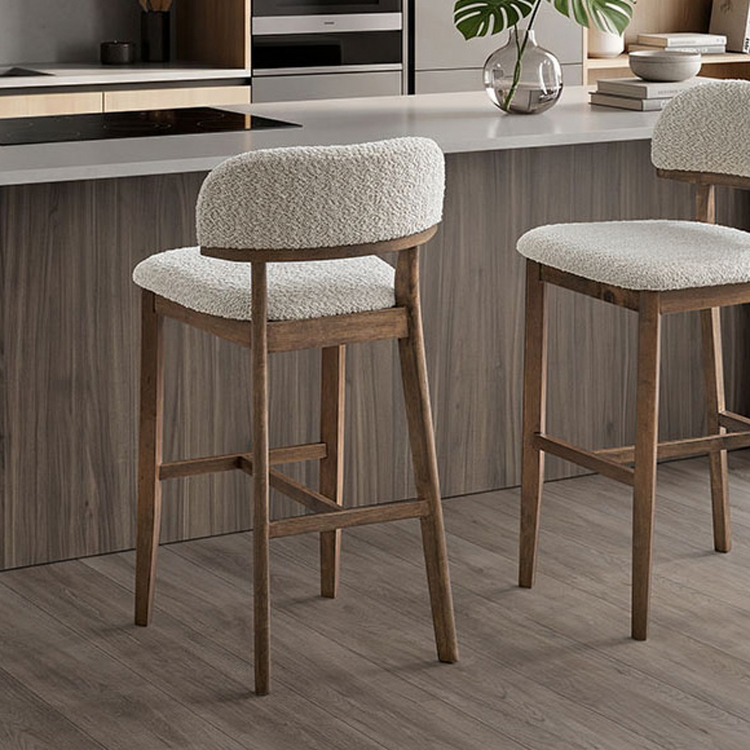 ACTU Ascend 820 30-inch Bar Stools, Set of 2, Walnut