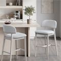 ACTU Ascend 820 30-inch Bar Stools, Set of 2, White Wash