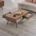 ACTU AU-FDD1F902-B1 Walnut both drawers open