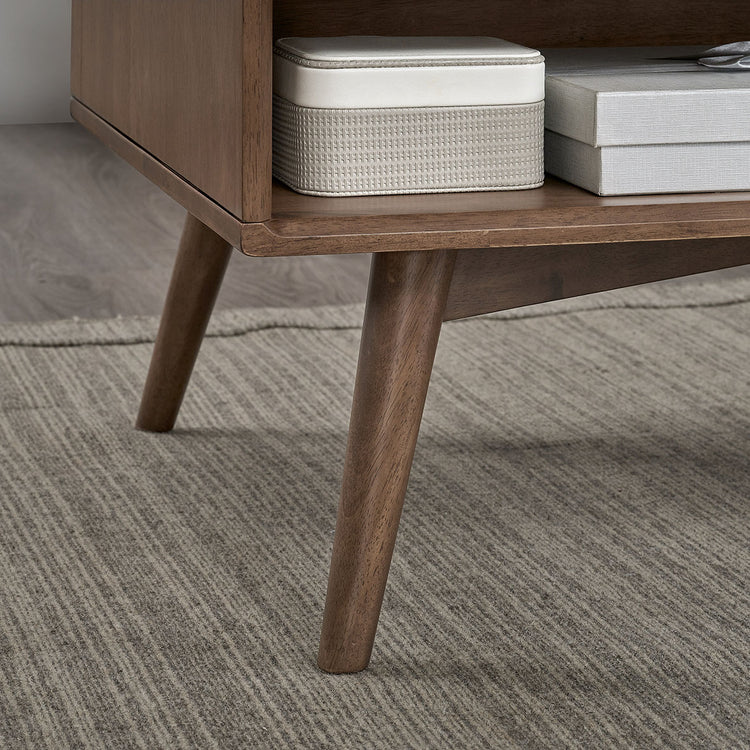 ACTU AU-FDD1F902-B1 Walnut open shelf and tapered leg