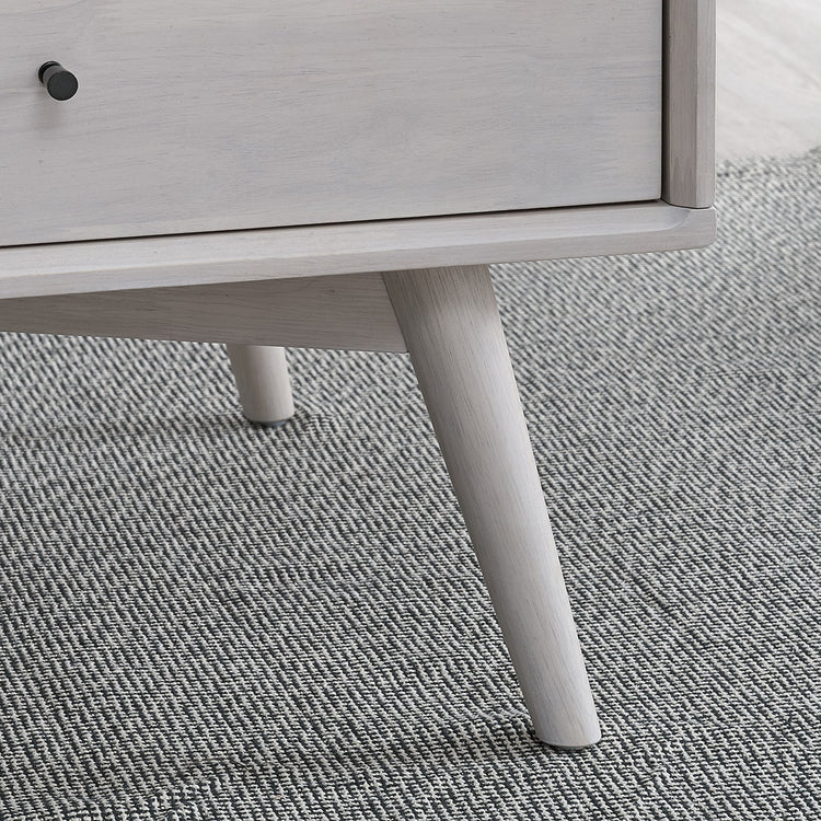 ACTU AU-FDD1F902-B2 White Wash drawer corner and tapered leg