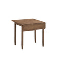 ACTU 829 Drop-Leaf Dining Set, 2 Chairs; Walnut; table view
