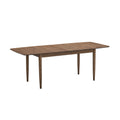 ACTU 826 7-Piece Dining Set for 6; Walnut; table view