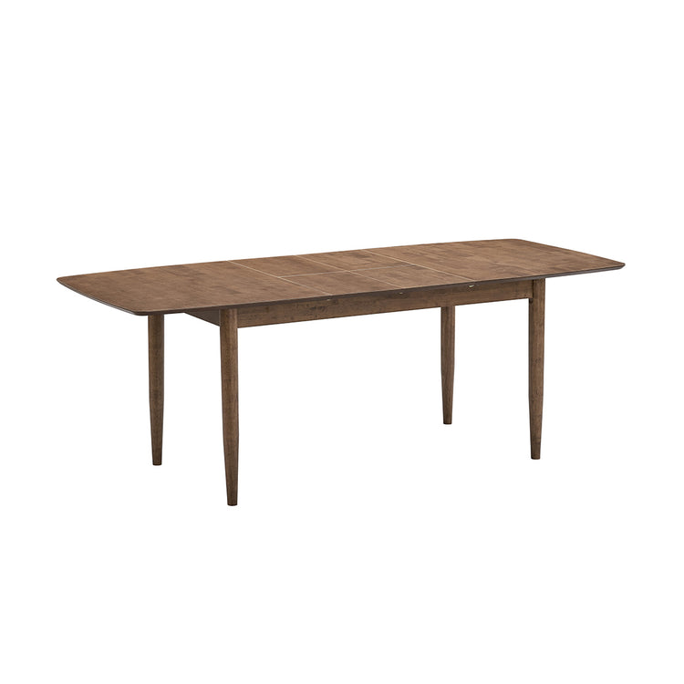 ACTU 826 7-Piece Dining Set for 6; Walnut; table view